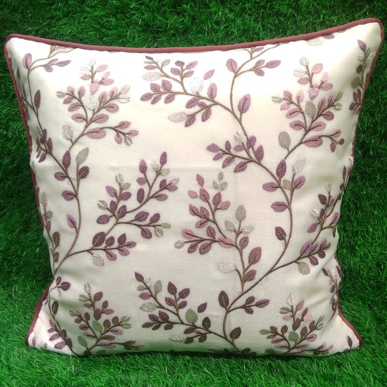 Tissue Embroidered Cushion Cover Set by HOMIEKART.