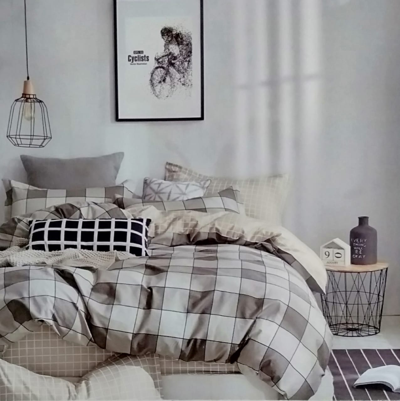 METROPOLIS Shapes & Shades 1+1 Bedsheet Set