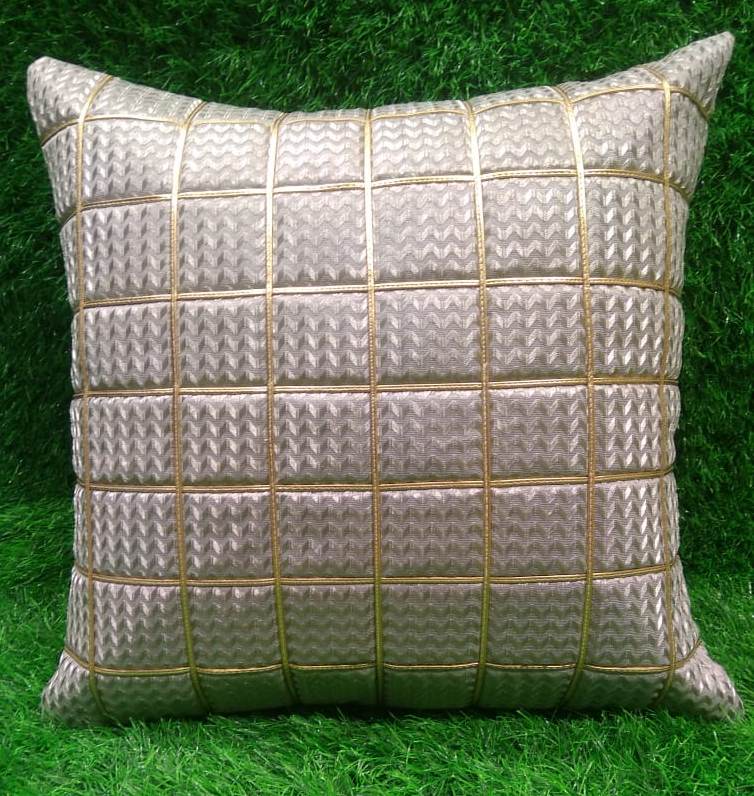 Designer Silk Emboss Cushion Cover Set by HOMIEKART.