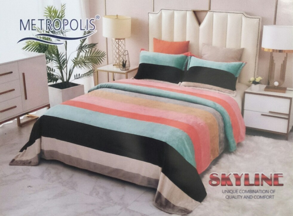 Super Soft Warm Bedsheet with Soft Flannel and Trendy prints by Metropolis
