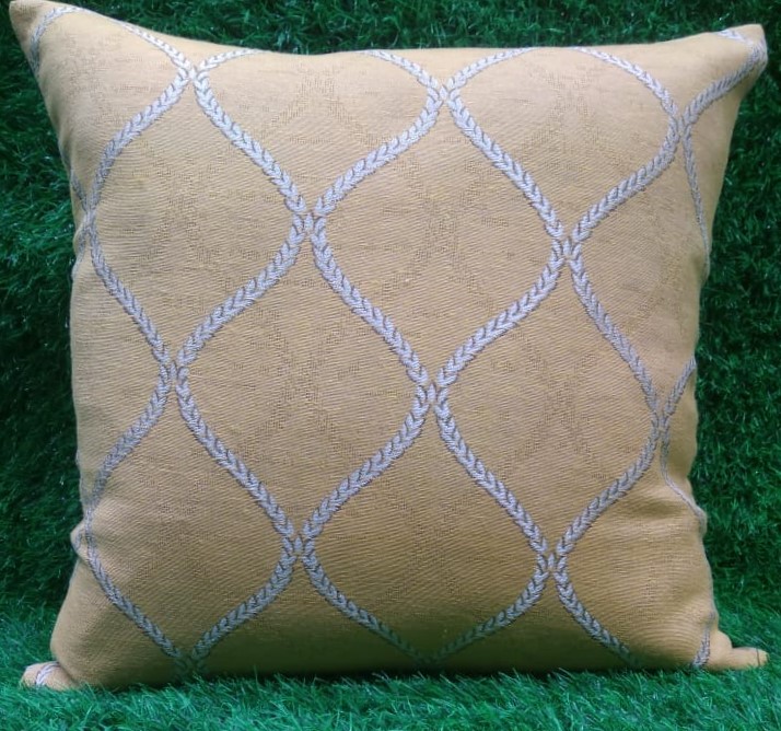 Jacquard Silk Cushion Cover Set by HOMIEKART.