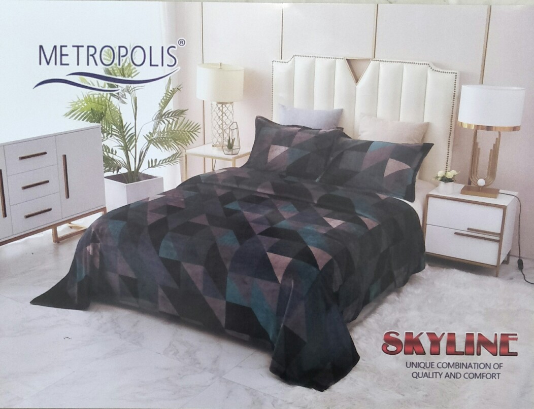 Super Soft Warm Bedsheet with Soft Flannel and Trendy prints by Metropolis