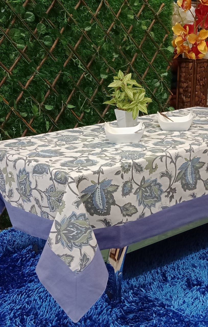 Beautiful Floral Printed Center Table Cover by Homiekart
