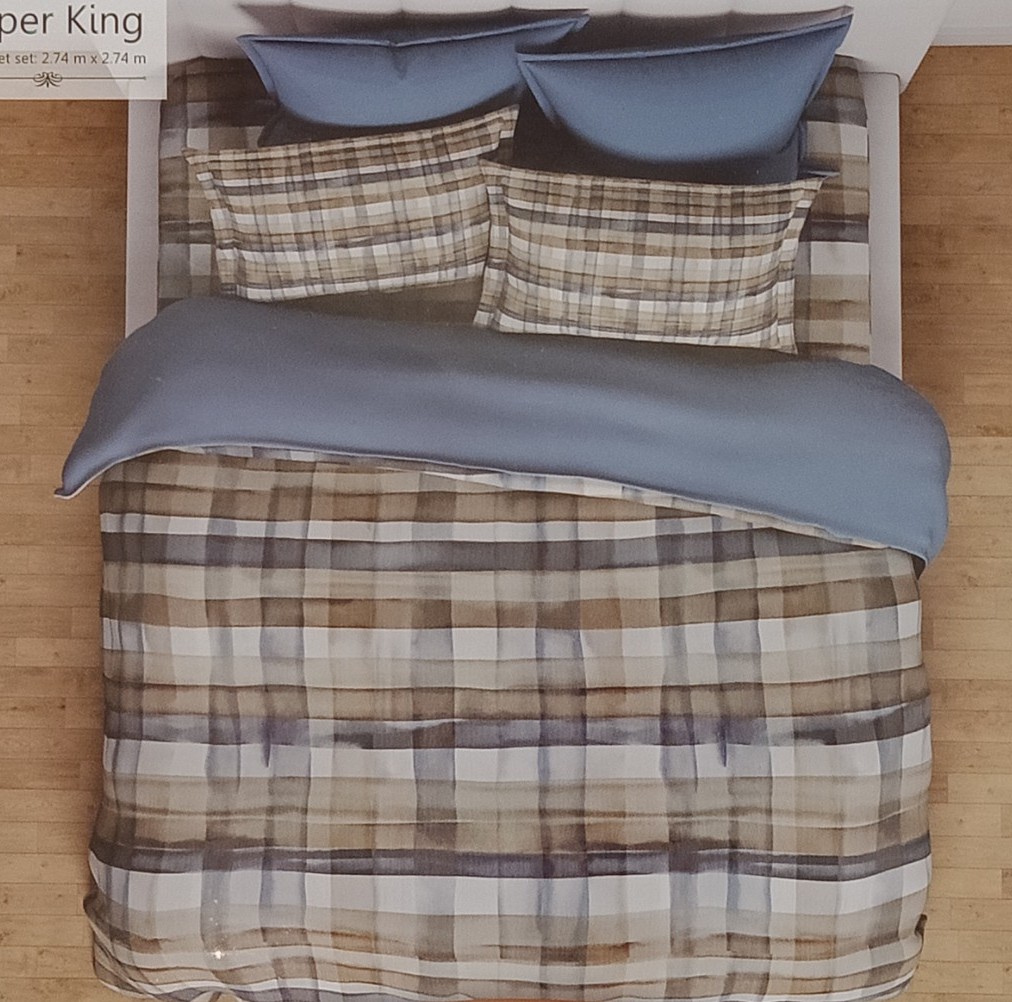 Bamboo Charcoal Organic Double Bedsheet Set by SPACES