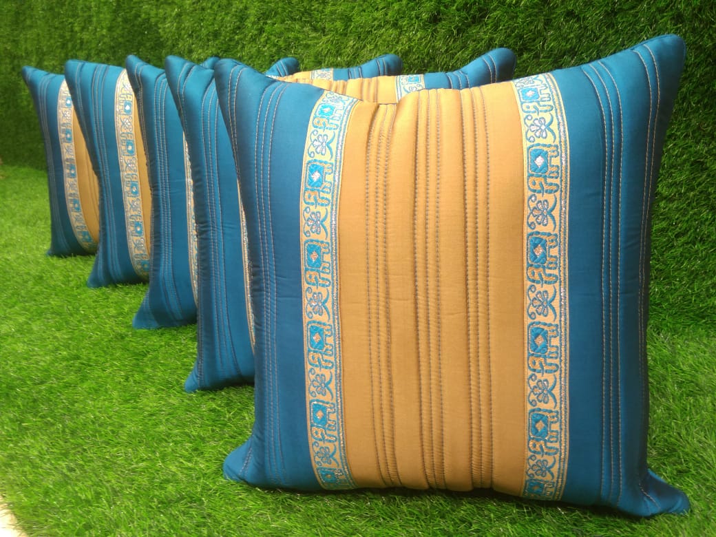 Designer Silk Cushion Covers by HOMIEKART