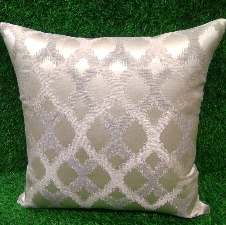 Jacquard Silk Cushion Cover Set by HOMIEKART.