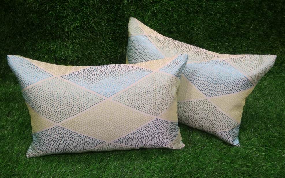 Jacquard Silk Pair of Sham Pillow Covers by HOMIEKART