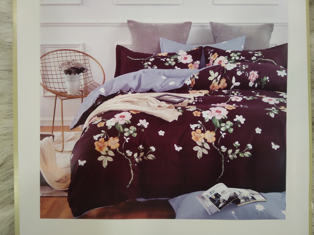 Quincy 3 pcs  Bed sheet set BY Rosepetal