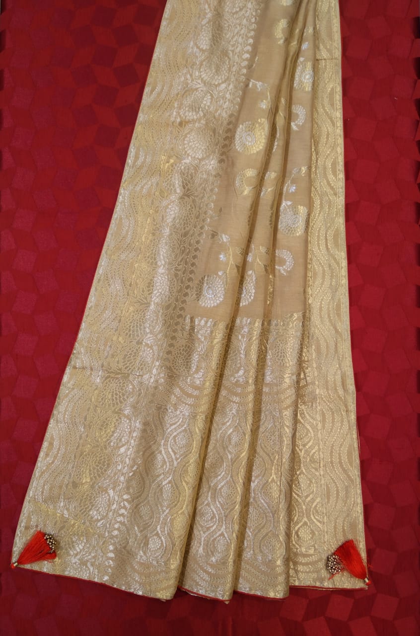 Mysore Silk Banarsi Woven Saree
