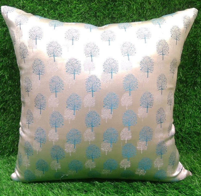 Jacquard Silk Cushion Cover Set by HOMIEKART.