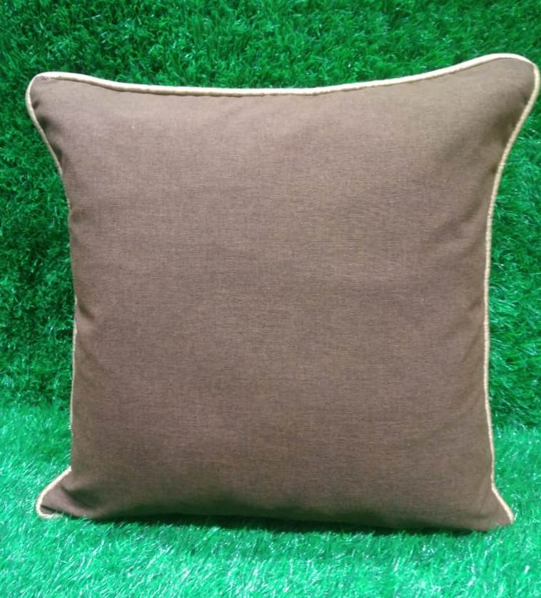 Solid Cotton Cushion Cover Set by HOMIEKART.