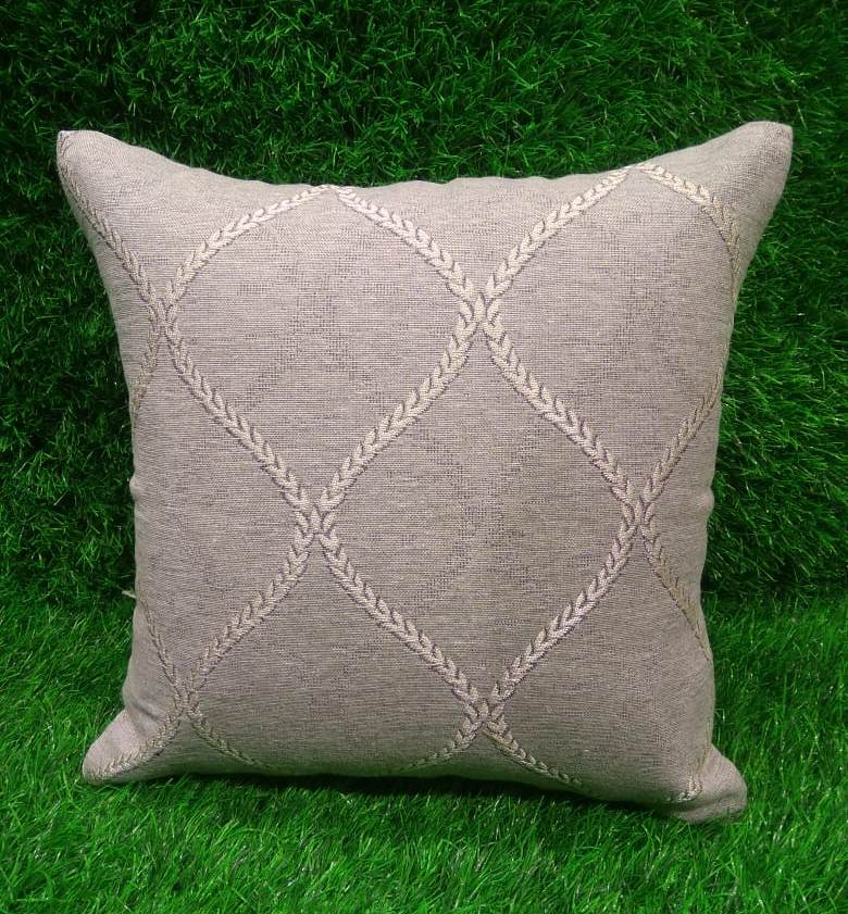Jacquard Silk Cushion Cover Set by HOMIEKART.