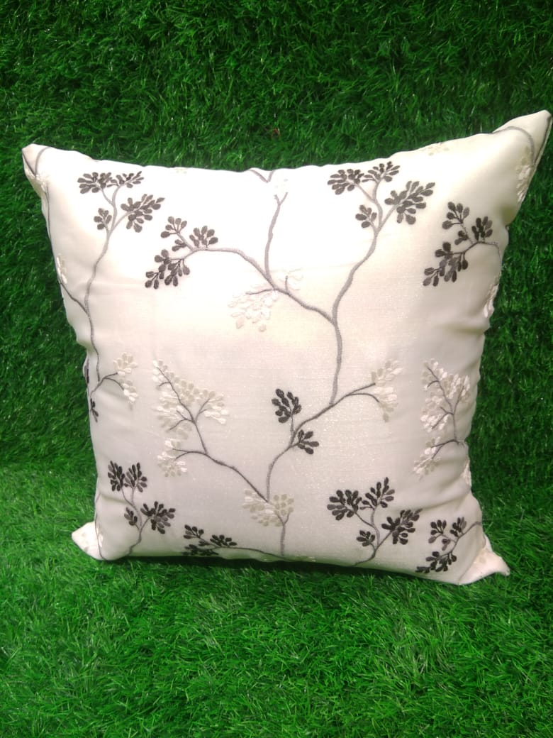 Tissue Embroidered Cushion Cover Set by HOMIEKART.