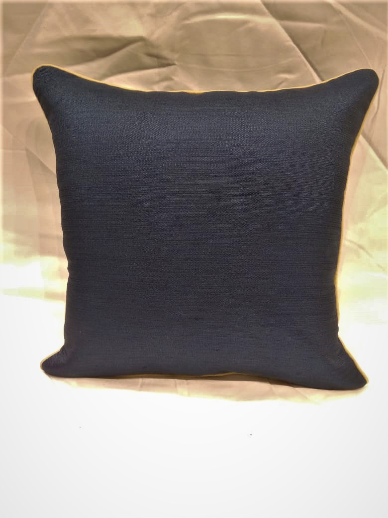 Solid Silk Cushion Covers by HOMIEKART.