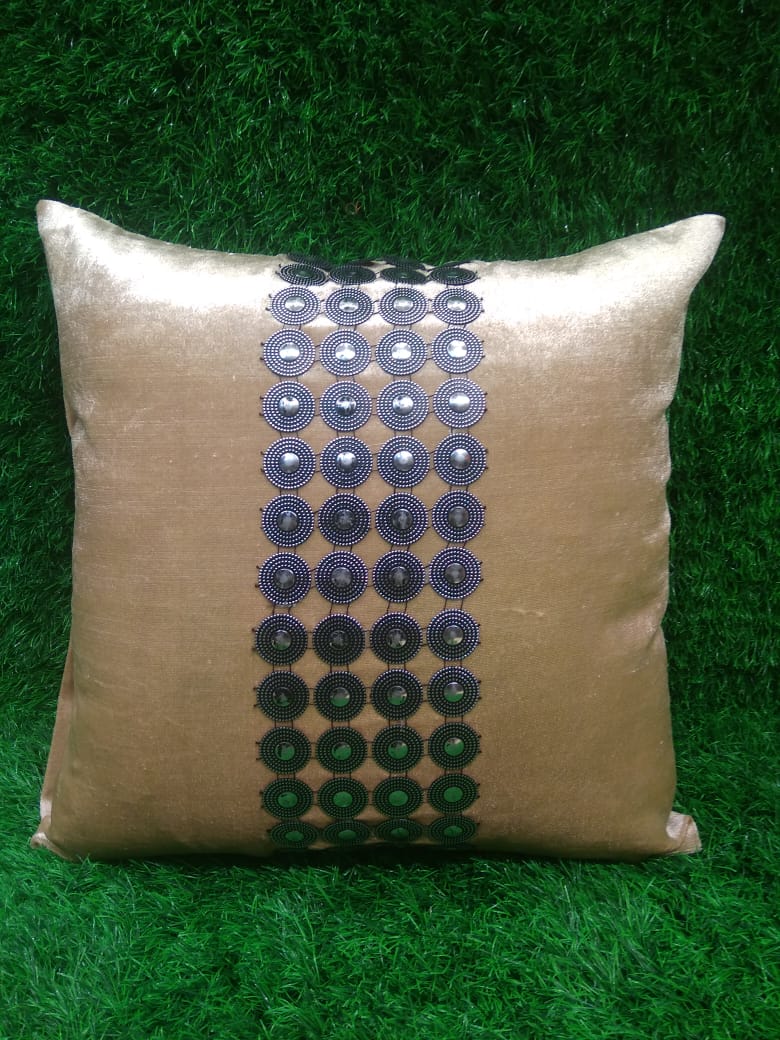 Lace Look Solid Cushion Covers by HOMIEKART.