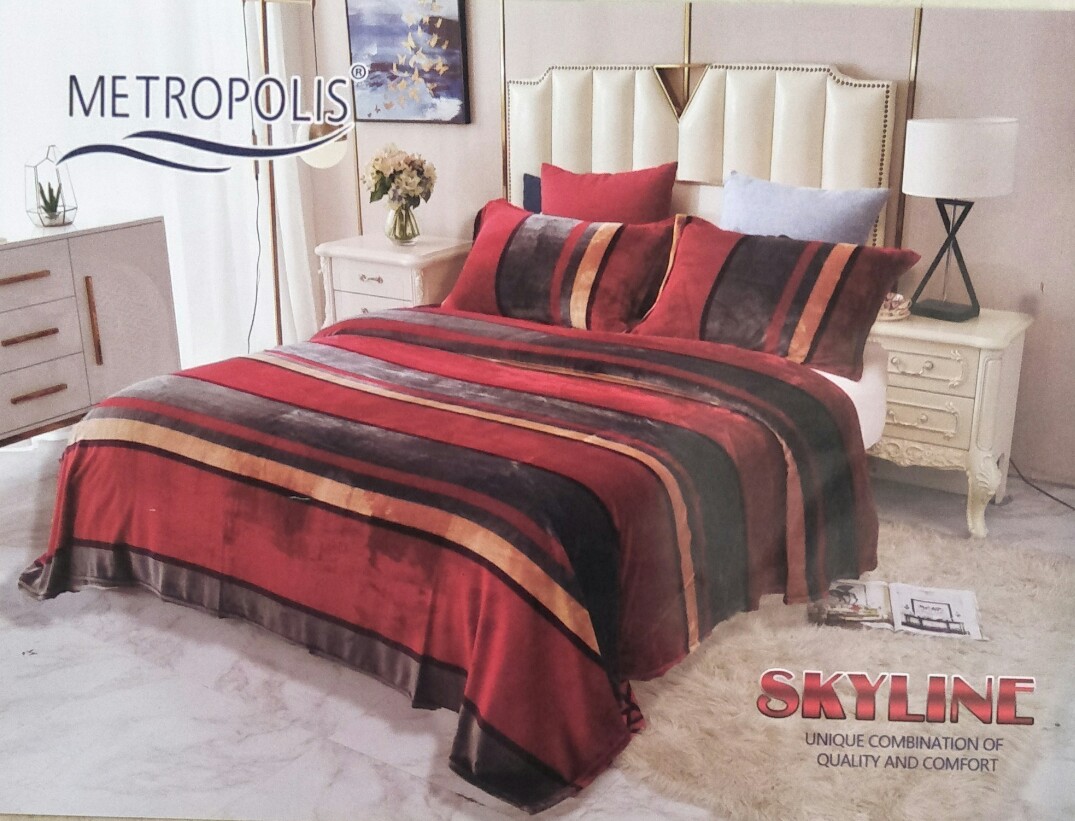 Super Soft Warm Bedsheet with Soft Flannel and Trendy prints by Metropolis