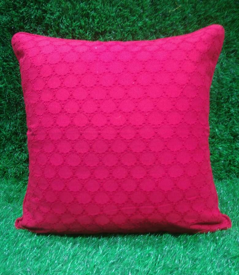 Cotton Cut work Cushion Covers by HOMIEKART.