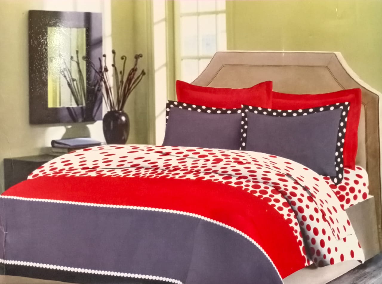 BOMBAY DYEING Modus 100% Cotton  Double Bedsheet Set