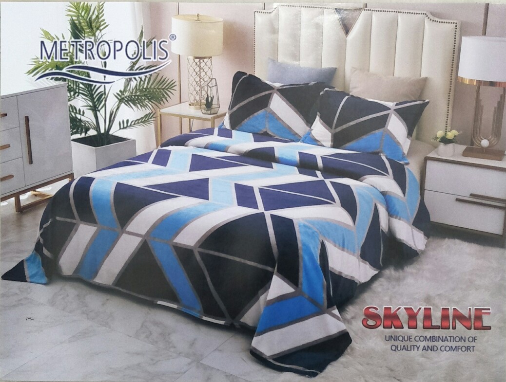 Super Soft Warm Bedsheet with Soft Flannel and Trendy prints by Metropolis