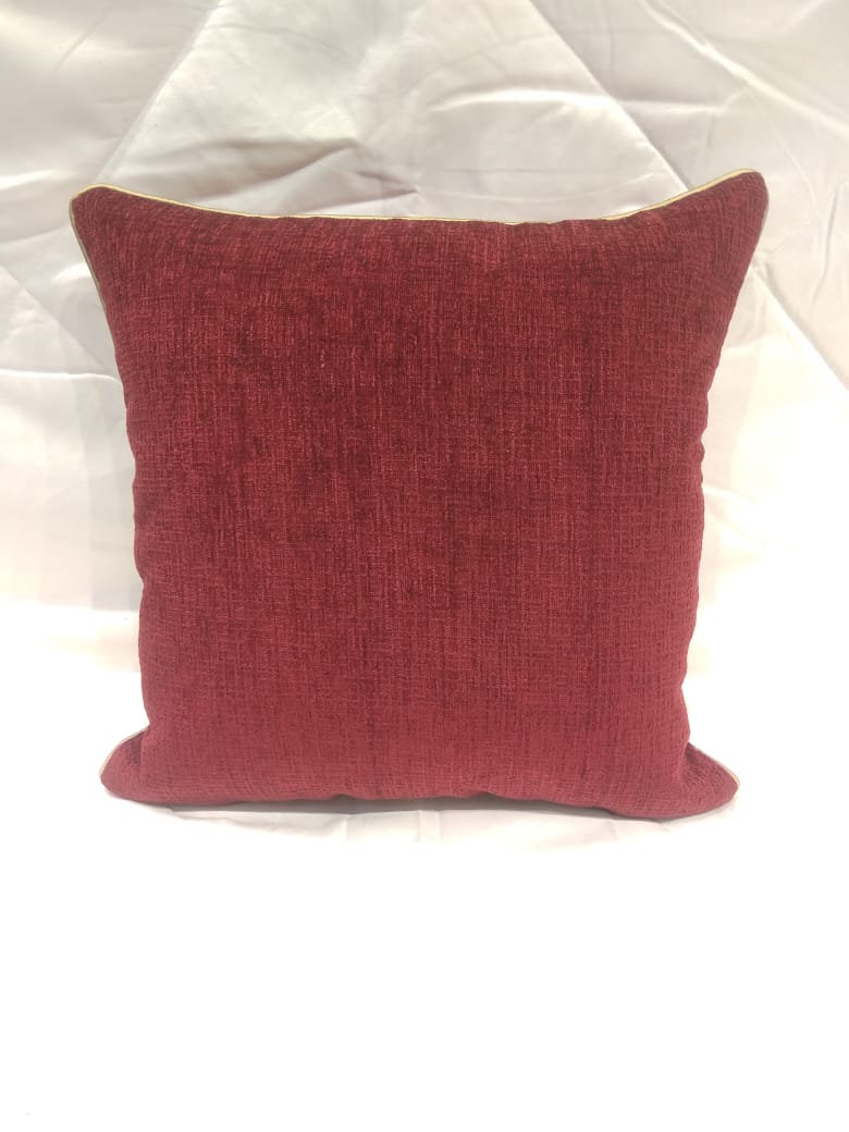 Solid Velvet Woven Cushion Covers by HOMIEKART.