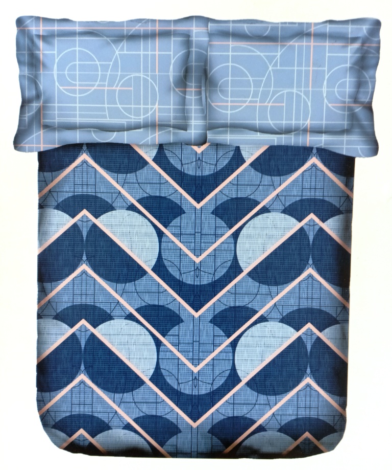 PORTICO Stellar Home Iris Bedsheet Set