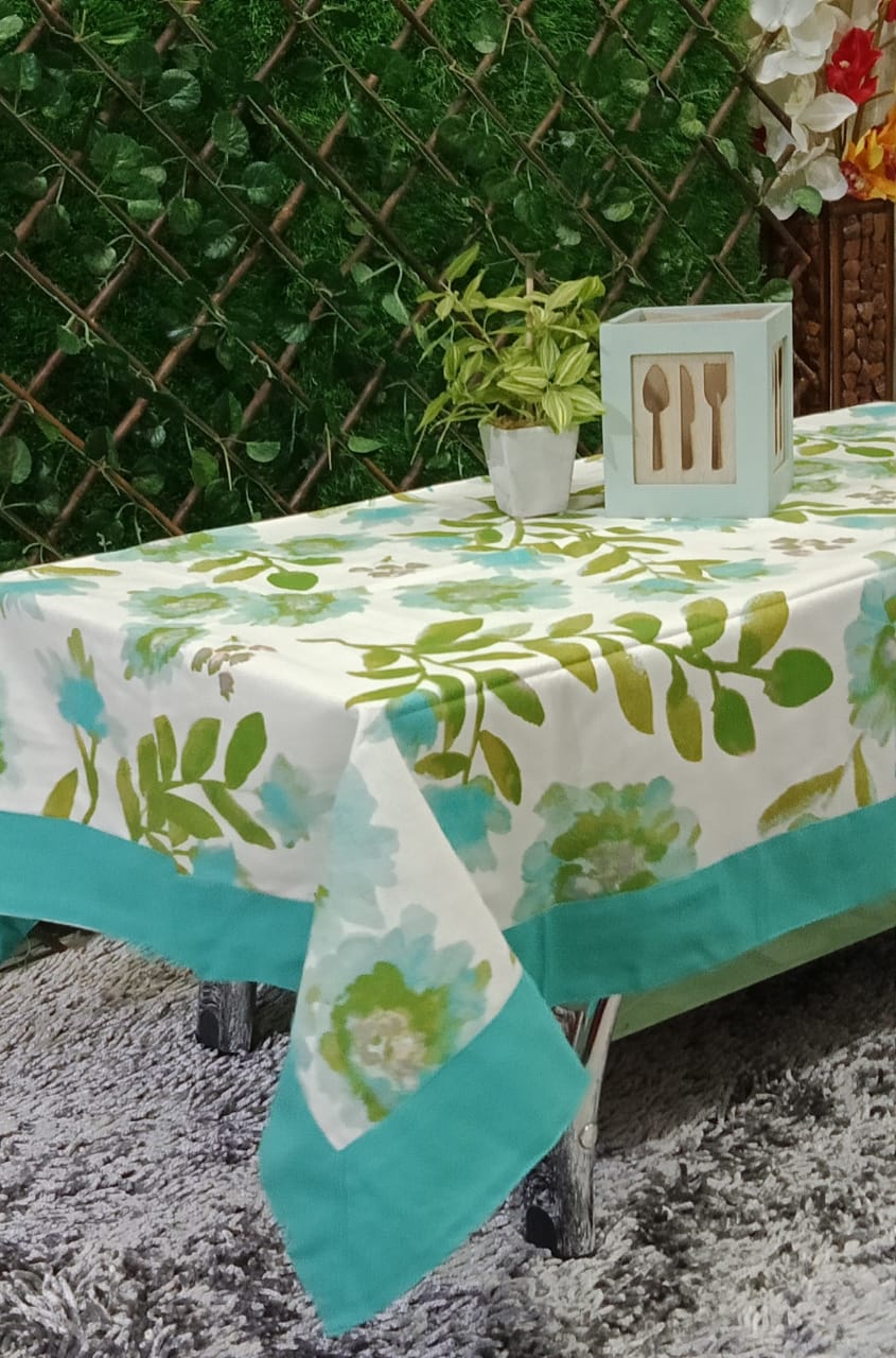Beautiful Floral Printed Center Table Cover by Homiekart