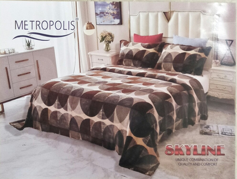 Super Soft Warm Bedsheet with Soft Flannel and Trendy prints by Metropolis