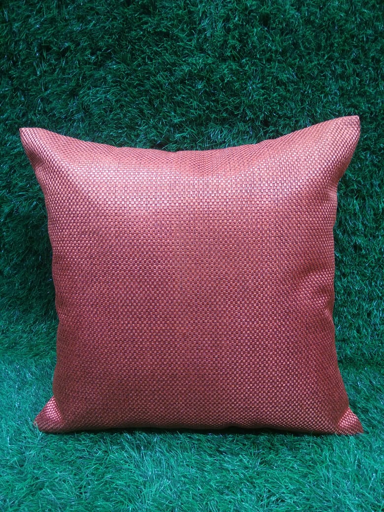 Solid Jute Cushion Covers by HOMIEKART.