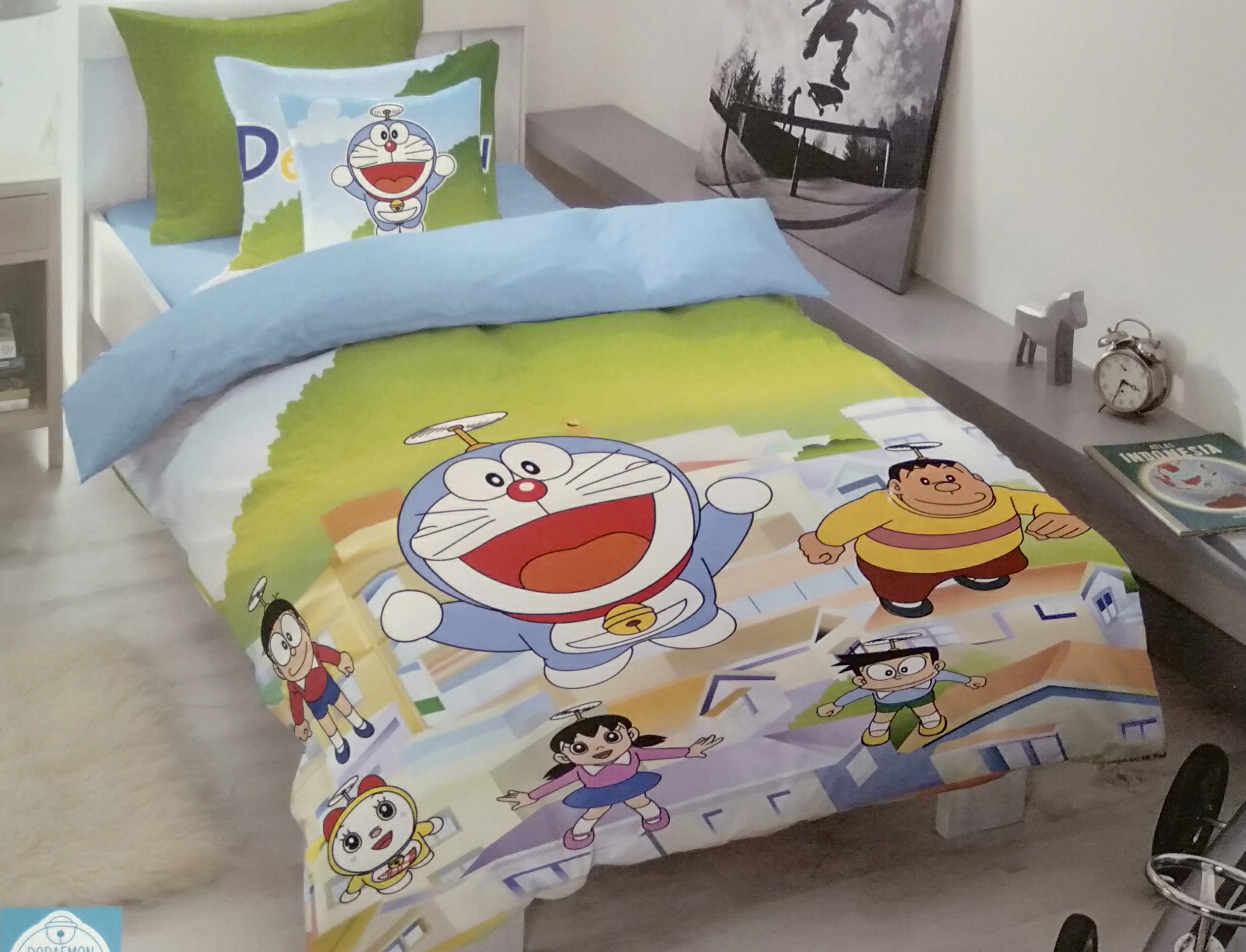 DORAEMON Kids Bedsheet by DDECOR
