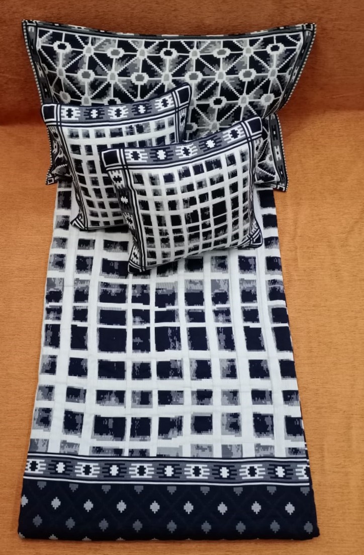 Handloom Cotton Double Bedcover BY HOMIEKART