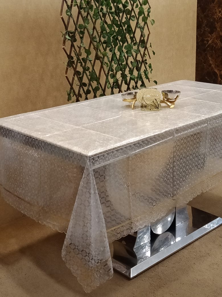 Self Printed Vinyl Center Table Cover by Homiekart