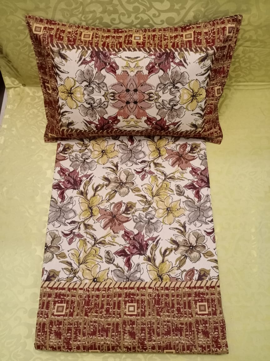 Floral Printed Bedcover Set by Homiekart