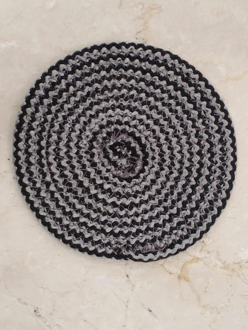 Multi Purpose Foldable Jute Table Coasters by HOMIEKART