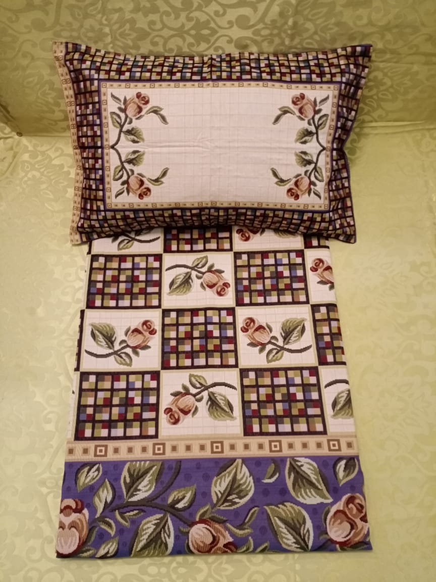 Floral Printed Bedcover Set by Homiekart