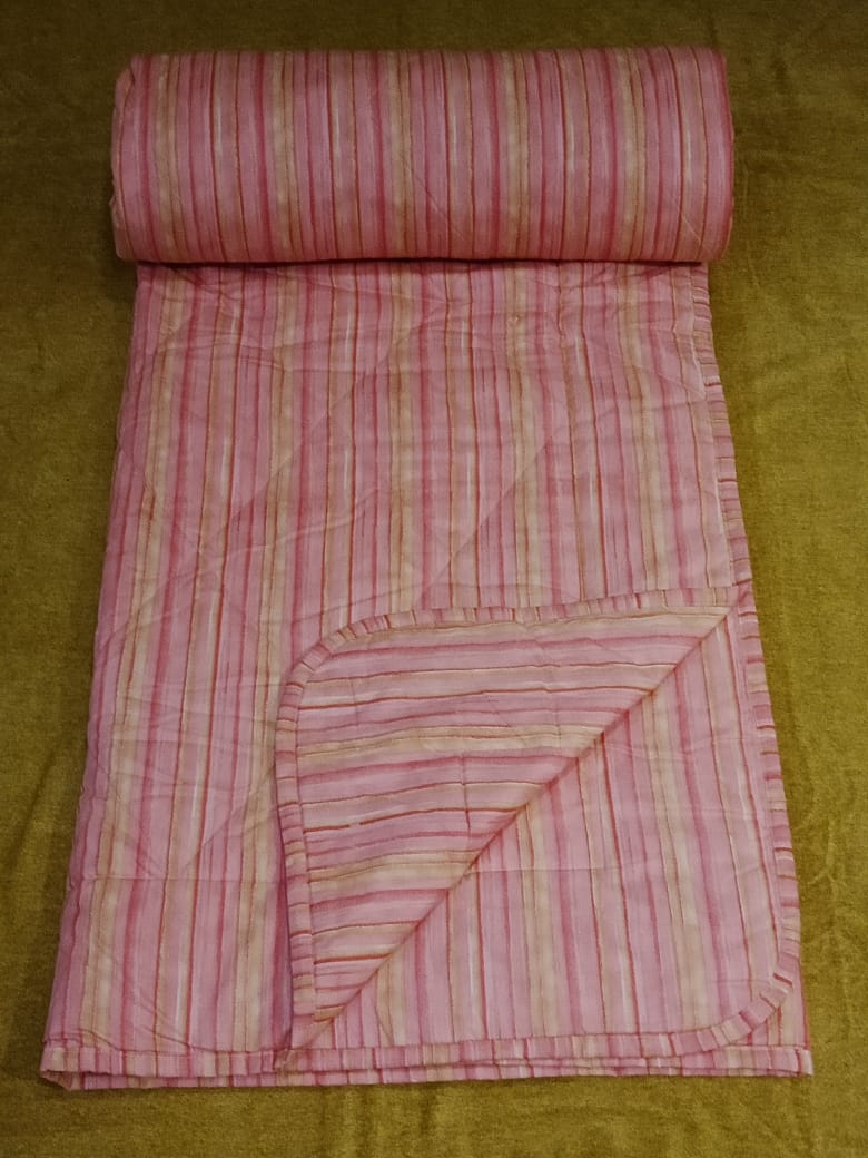 100% Fine Cotton Reversible Comforter By Homiekart