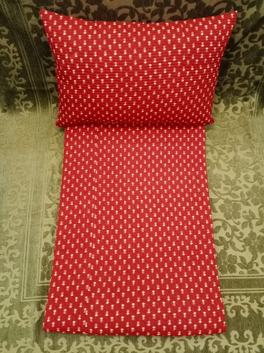 Cotton Quilted Double Bedcover BY HOMIEKART