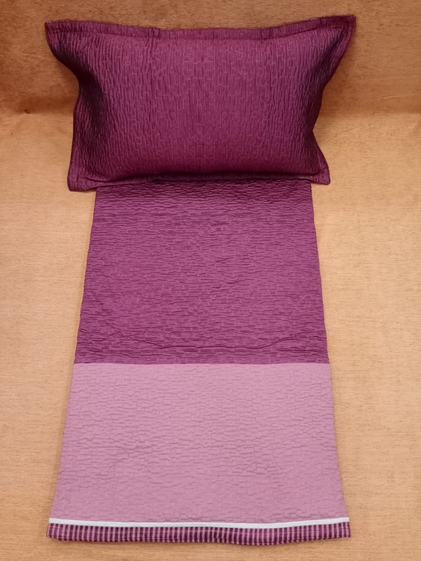 Designer Silk Shaded Double Bedcover BY HOMIEKART