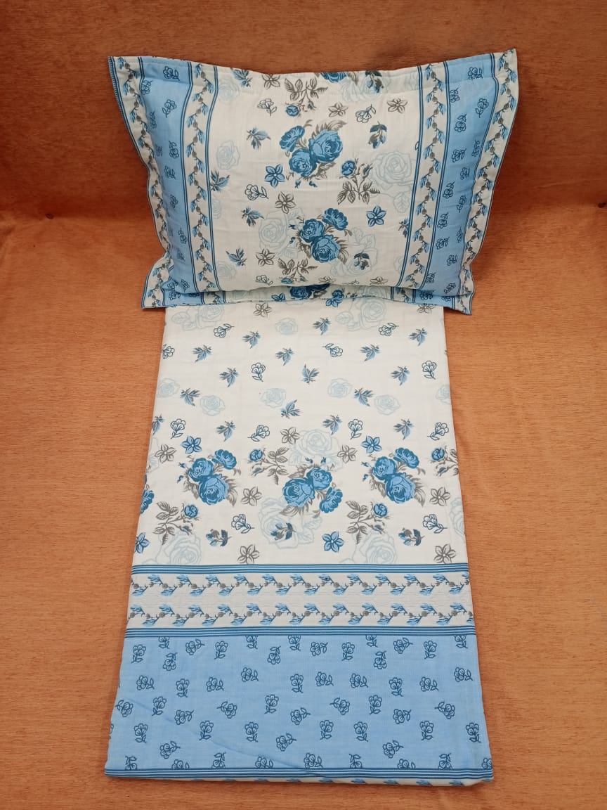 Handloom Cotton Double Bedcover BY HOMIEKART