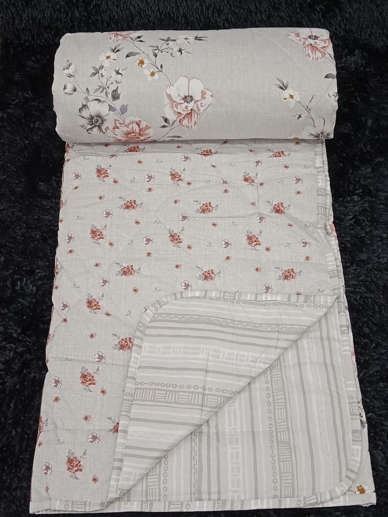 100% Cotton Mixed n Match Reversible Comforter By Homiekart