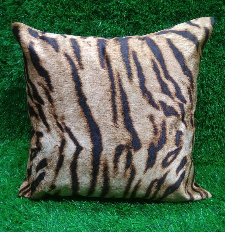 Beautiful Velvet Animal Print Cushion Cover