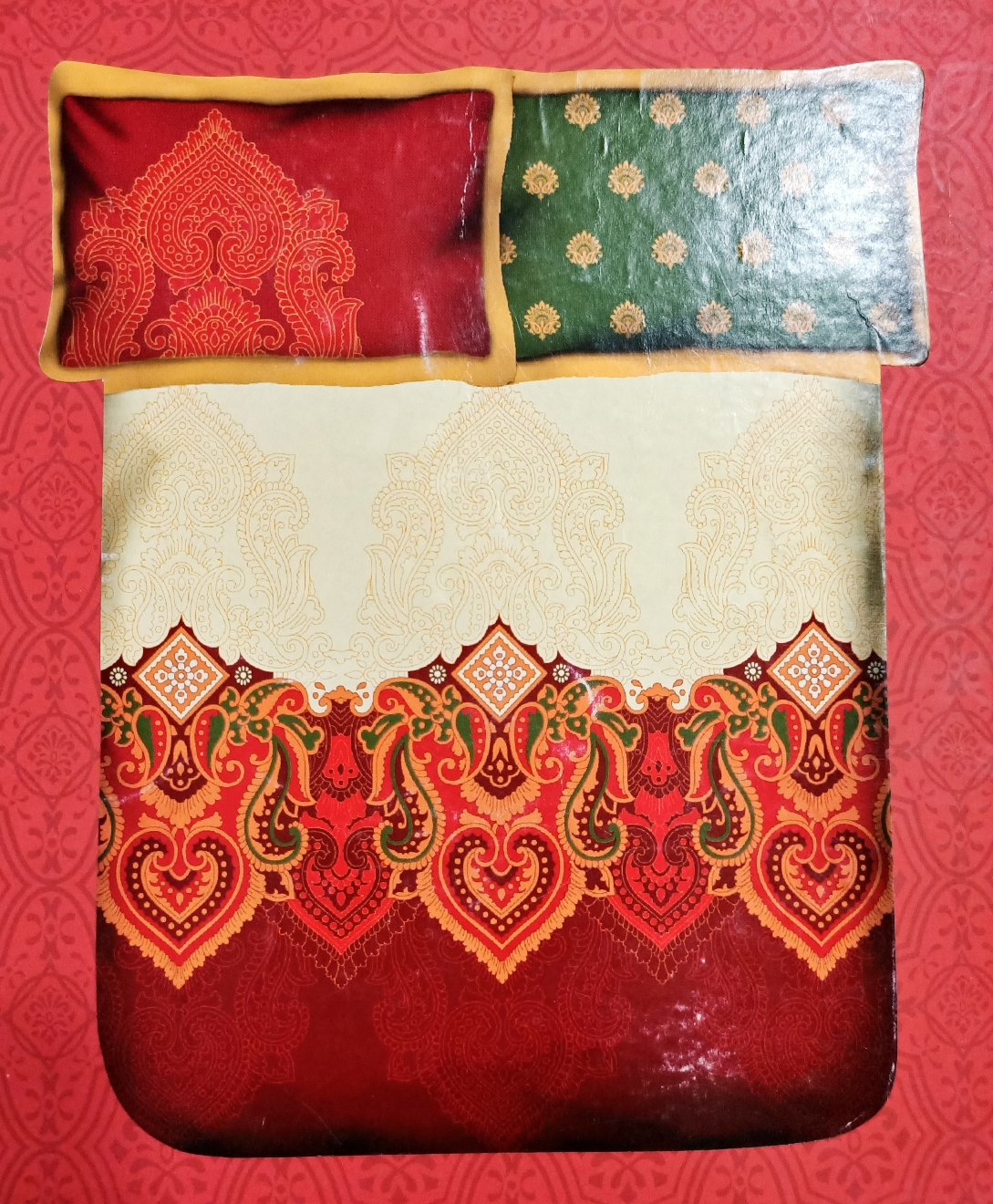 PORTICO Shubh Manglam Bedsheet set