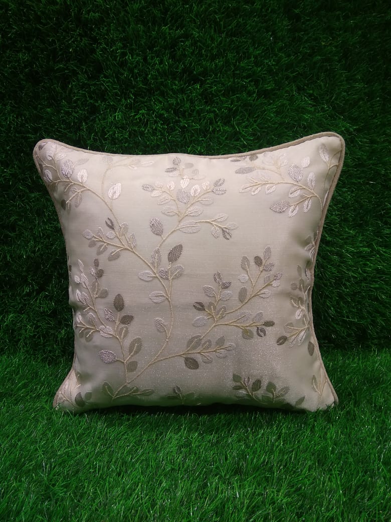 Tissue Embroidered Cushion Cover Set by HOMIEKART.