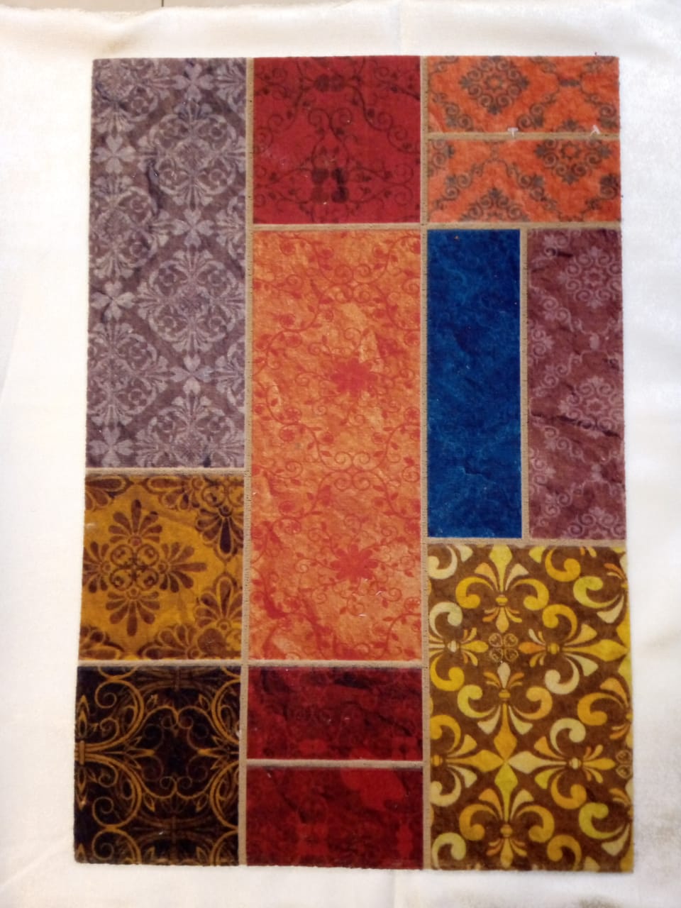 PATCHWORK Print Door Mat By HOMIEKART
