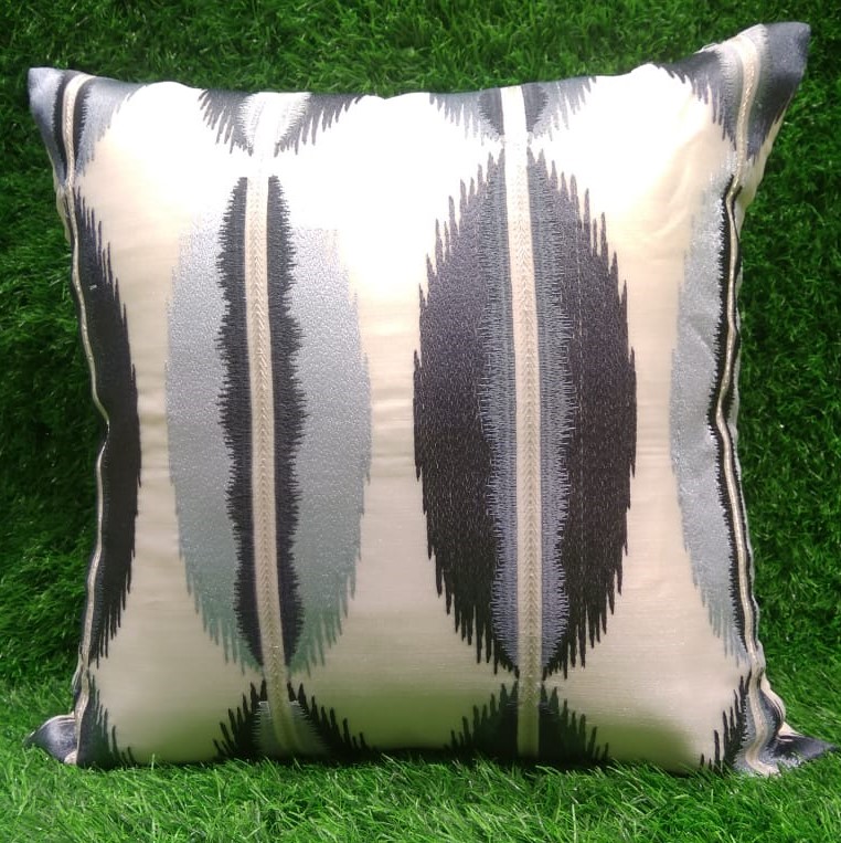 Designer Jacquard Silk Cushion Covers by HOMIEKART.