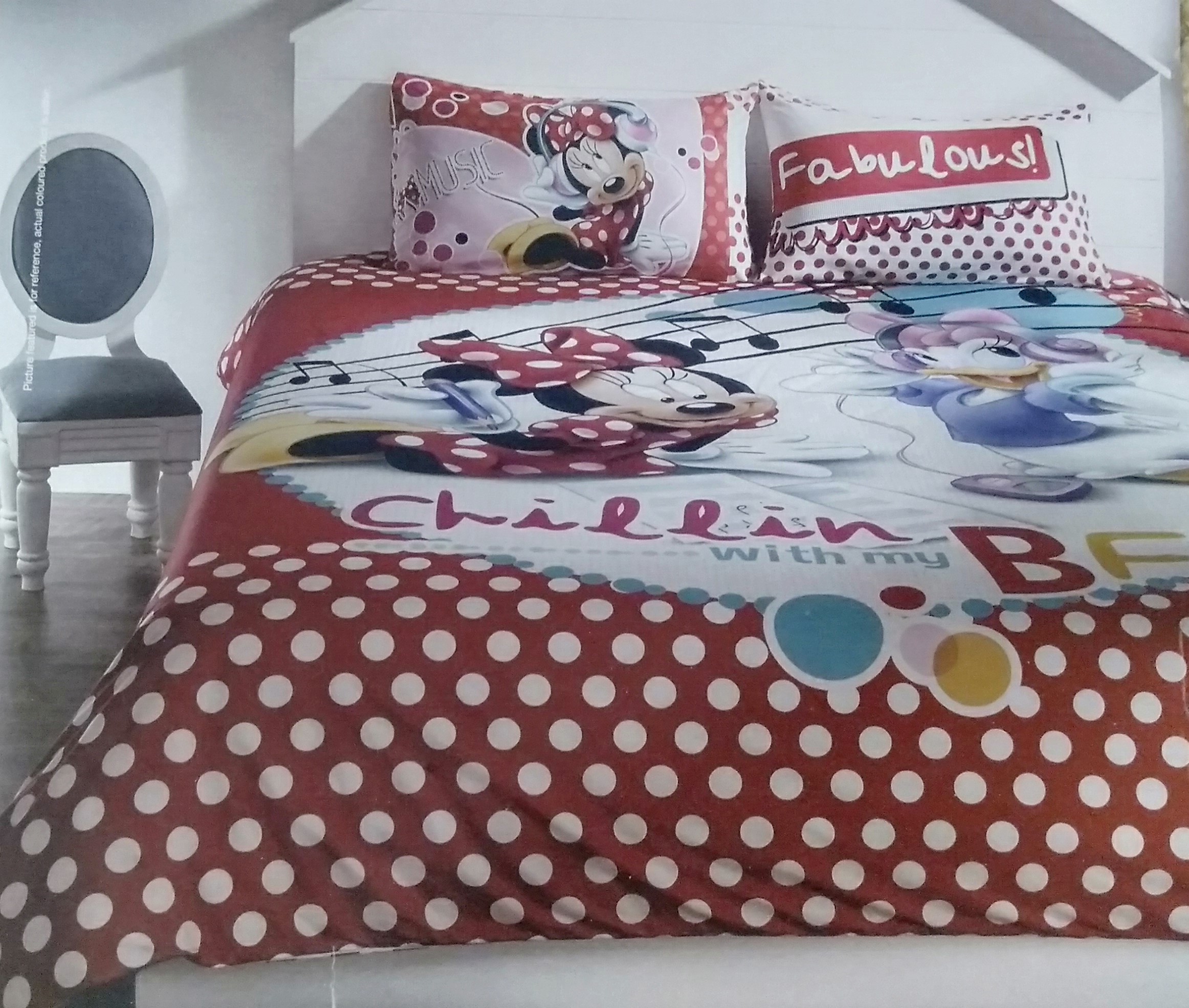 MINNIE MOUSE Kids Bedsheet by DDECOR