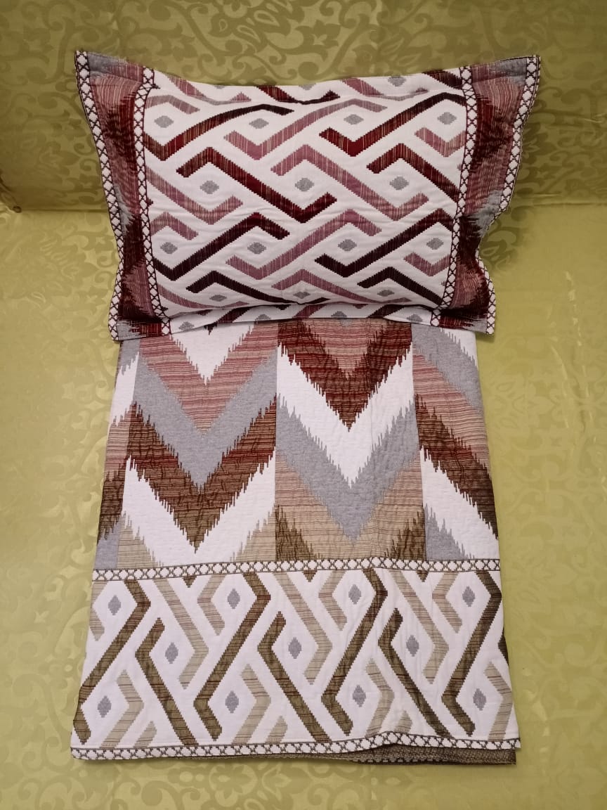 Handloom Woven Double Bedcover BY HOMIEKART
