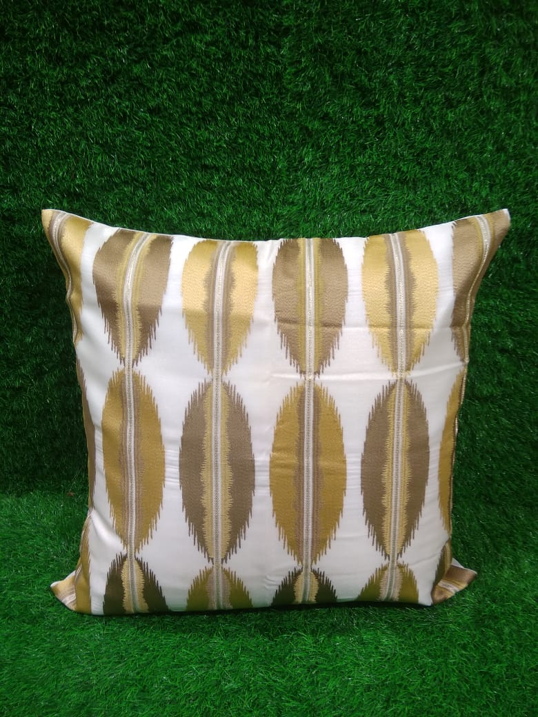 Tissue Embroidered Cushion Cover Set by HOMIEKART.