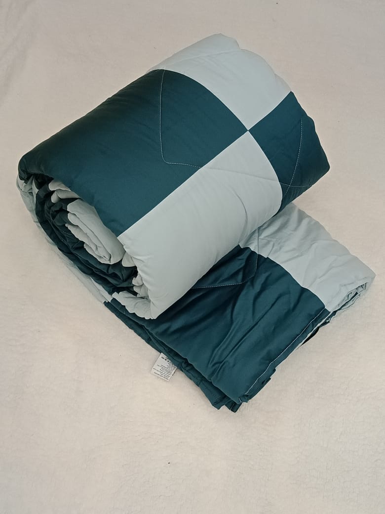 100% Super Fine Cotton Fabric  Cozy Corner Double Quilt by Spaces