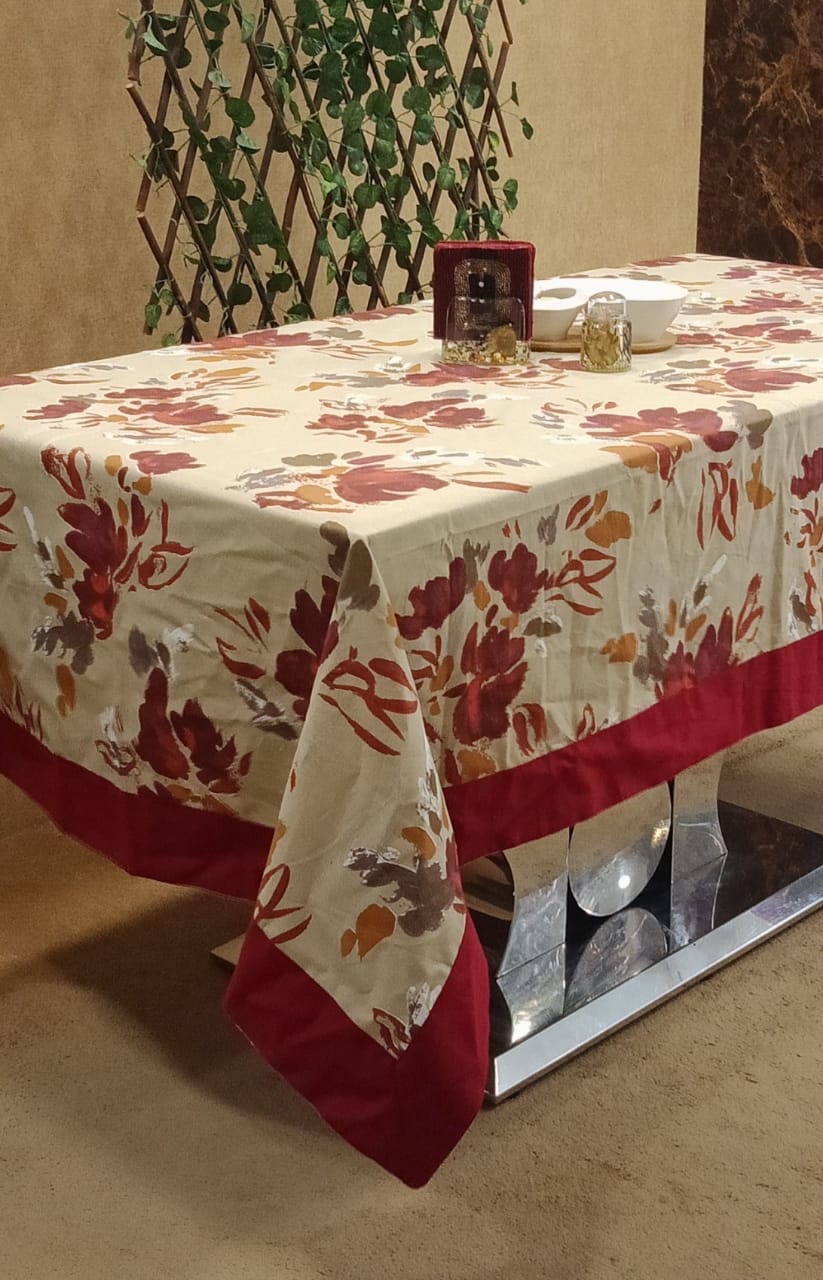 Beautiful Floral Table Cover by Homiekart