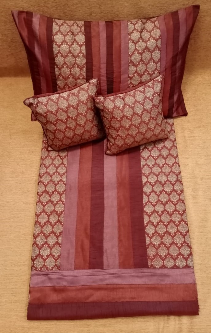 Handloom Cotton Sanganeri Print Double Bedcover BY HOMIEKART